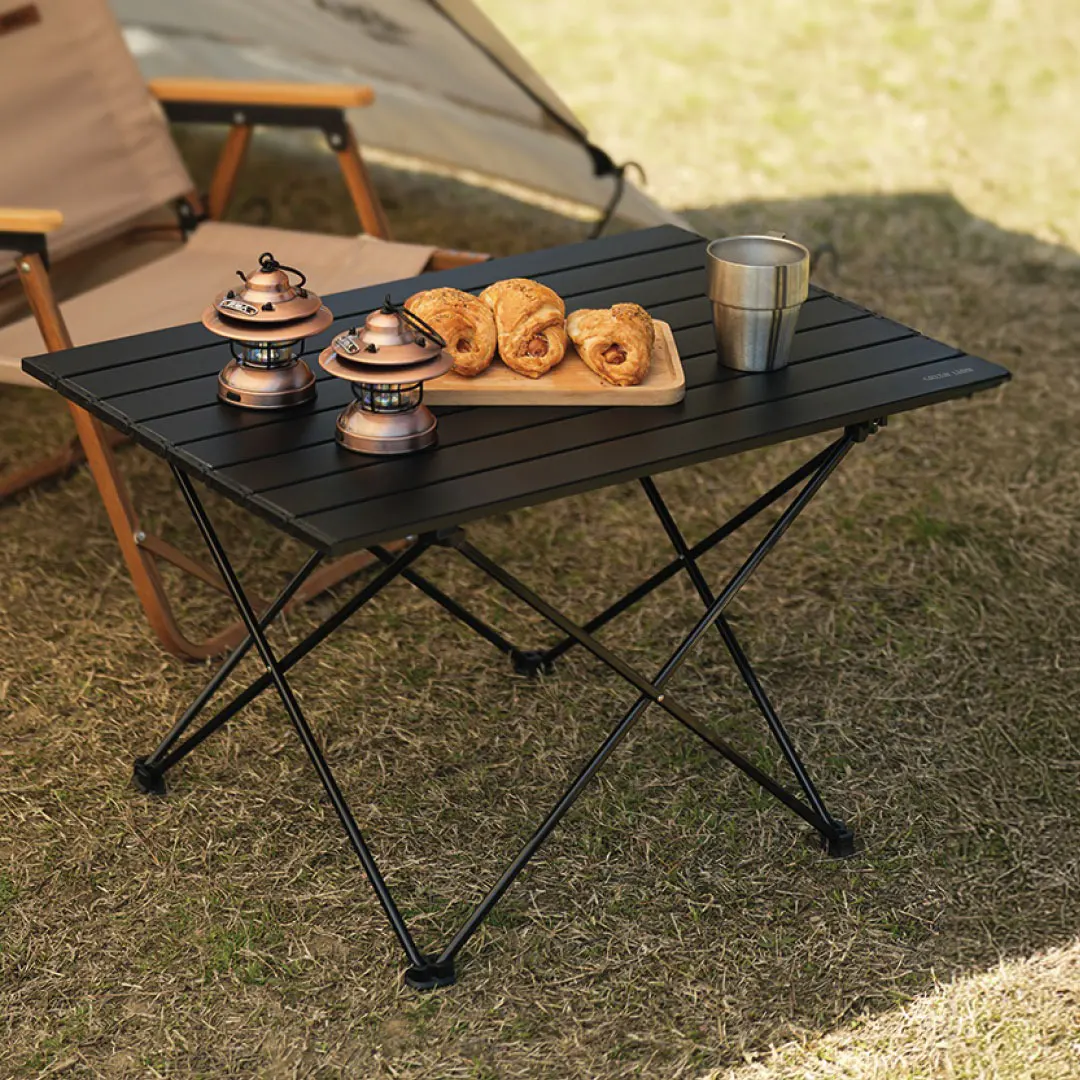 GREEN LION FOLDABLE CAMPING TABLE BLACK GNFLDCMPTBBK thumbnail 2