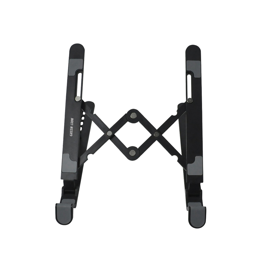 GREEN LION FOLDABLE LAPTOP STAND 7 TILTS BLACK GNFOLAPSTBK thumbnail 4