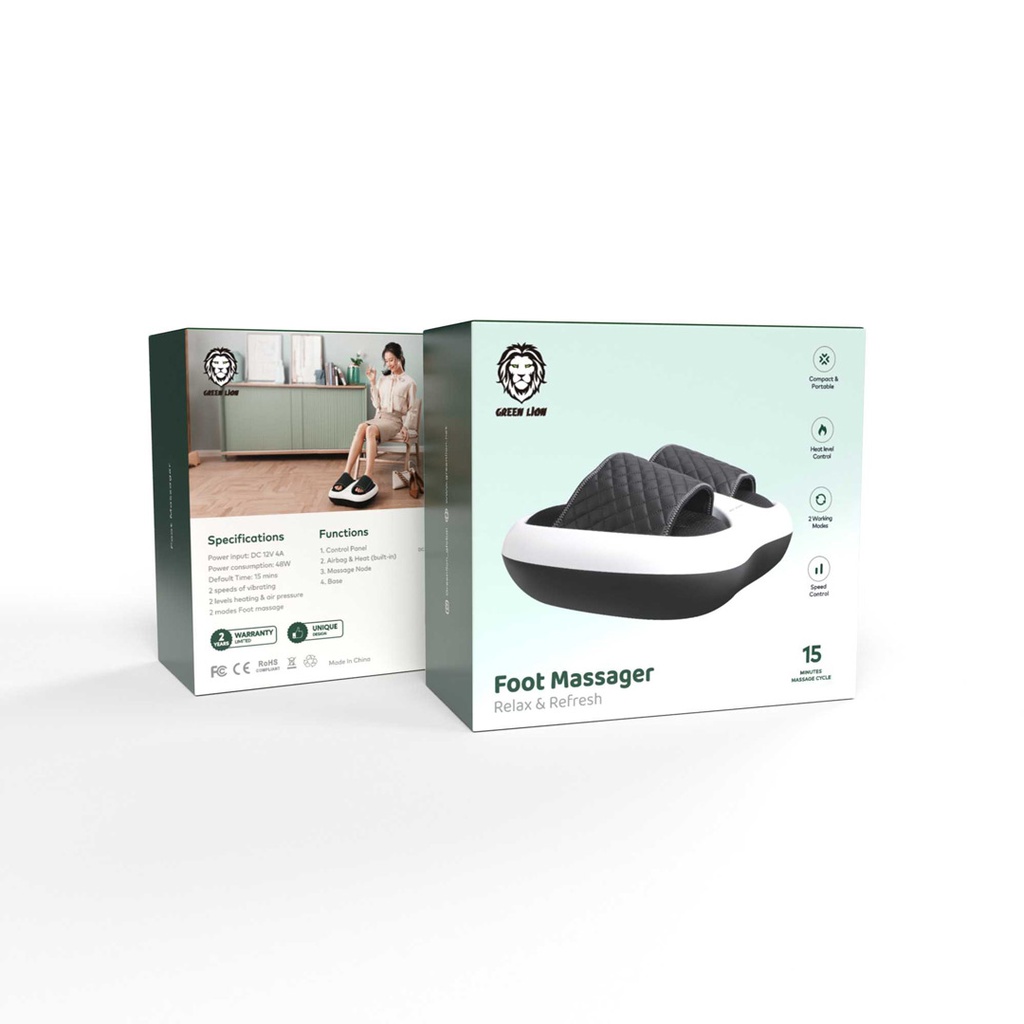 GREEN LION FOOT MASSAGER WHITE GNFOOTMGWH thumbnail 2