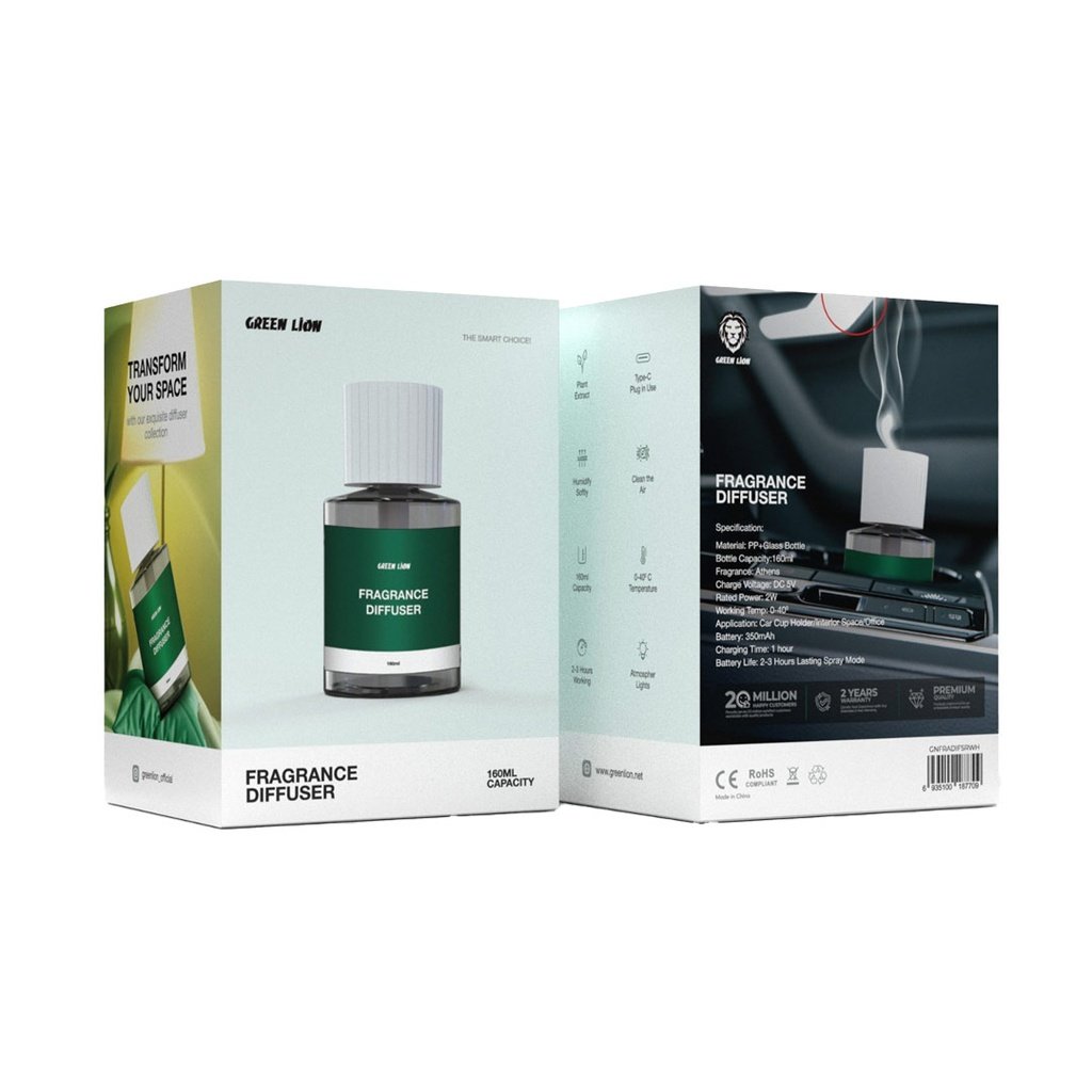 GREEN LION FRAGRANCE DIFFUSER WHITE GNFRADIFSRWH