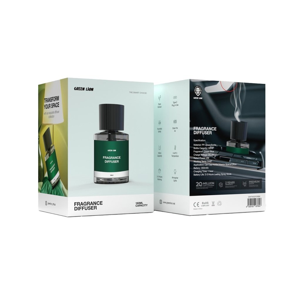 GREEN LION FRAGRANCE DIFFUSER BLACK GNFRADIFSRBK