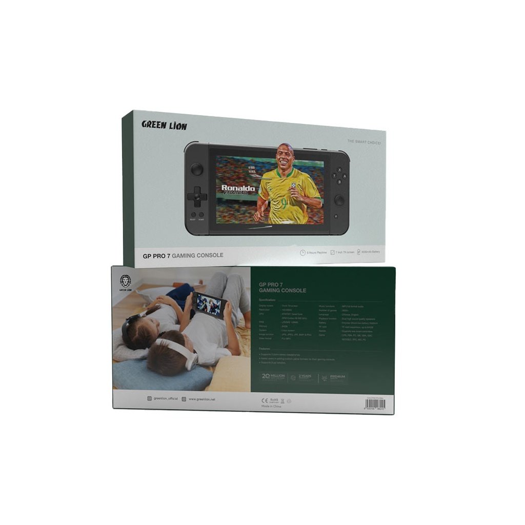 GREEN LION GP PRO 7 GAMING CONSOLE 64GB BLACK GNGPRO7GCBK