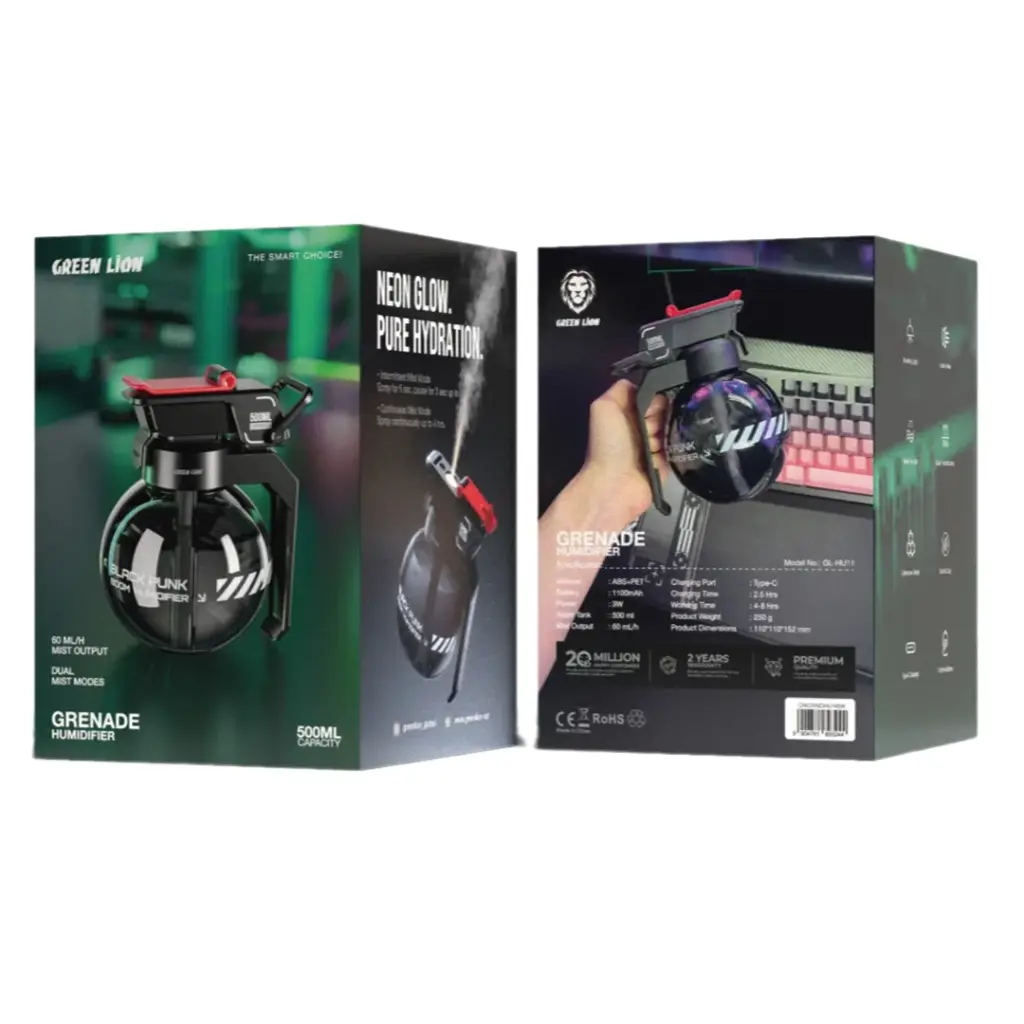 GREEN LION GRANED HUMIDIFIER BLACK GNGRNDHUMBK thumbnail 2