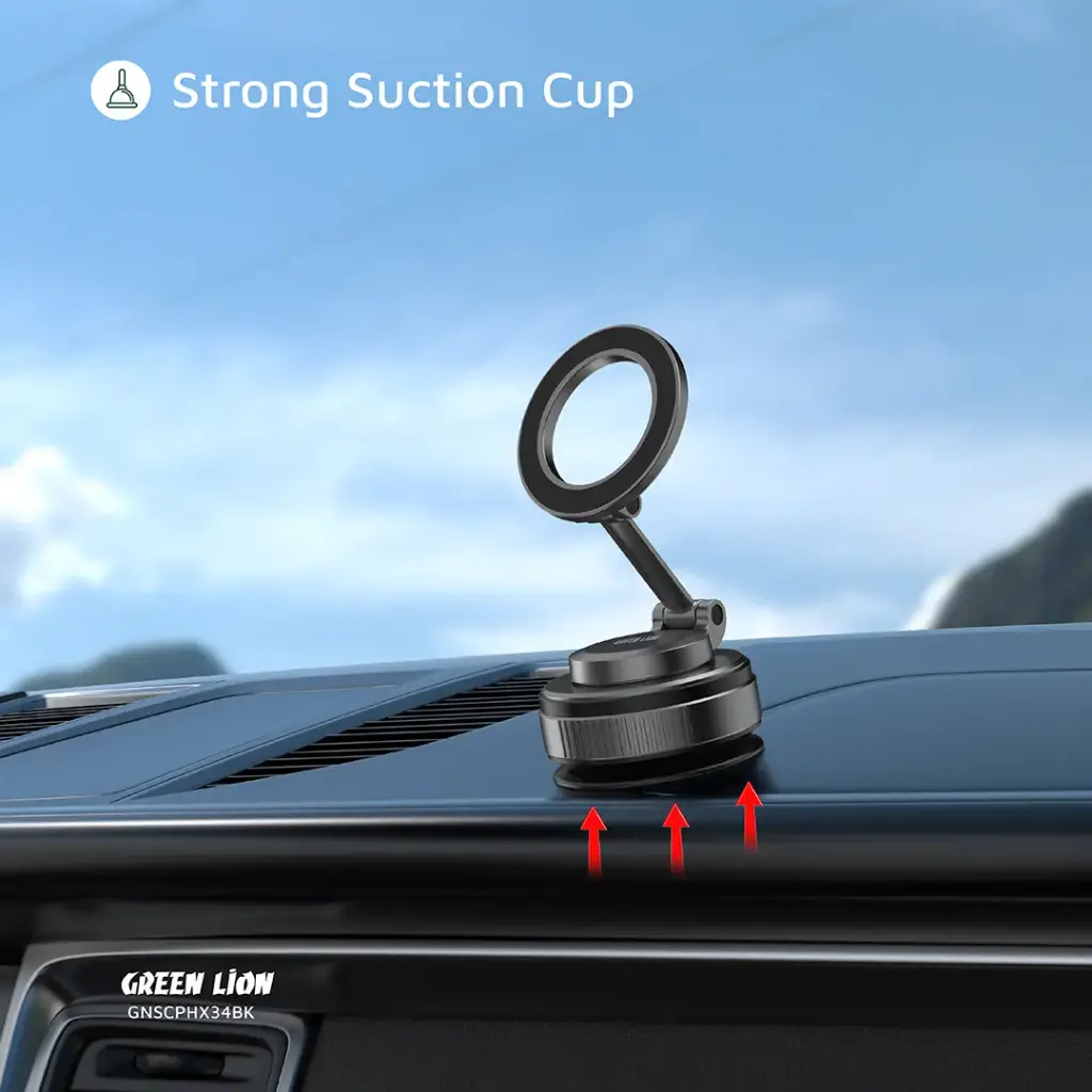 GREEN LION GX-34 SUCTION PHONE HOLDER BLACK GNSCPHX34BK thumbnail 7