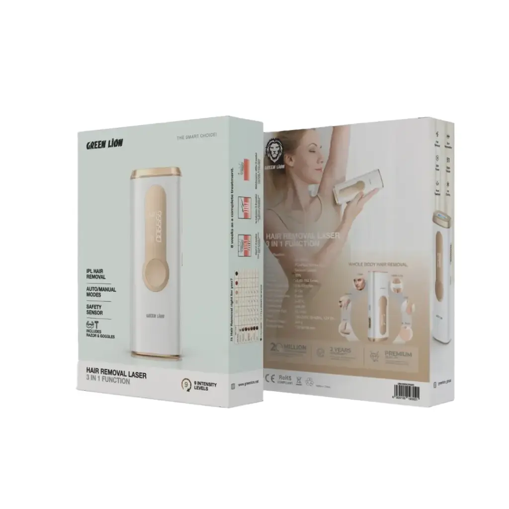 GREEN LION HAIR REMOVAL LASER 3 IN 1 WHITE GNHRMVLSRWH thumbnail 2