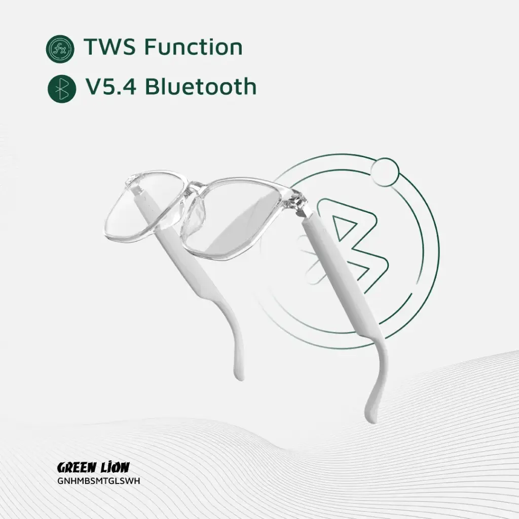 GREEN LION HAMBURG SMART GLASSES WHITE GNHMBSMTGLSWH thumbnail 9