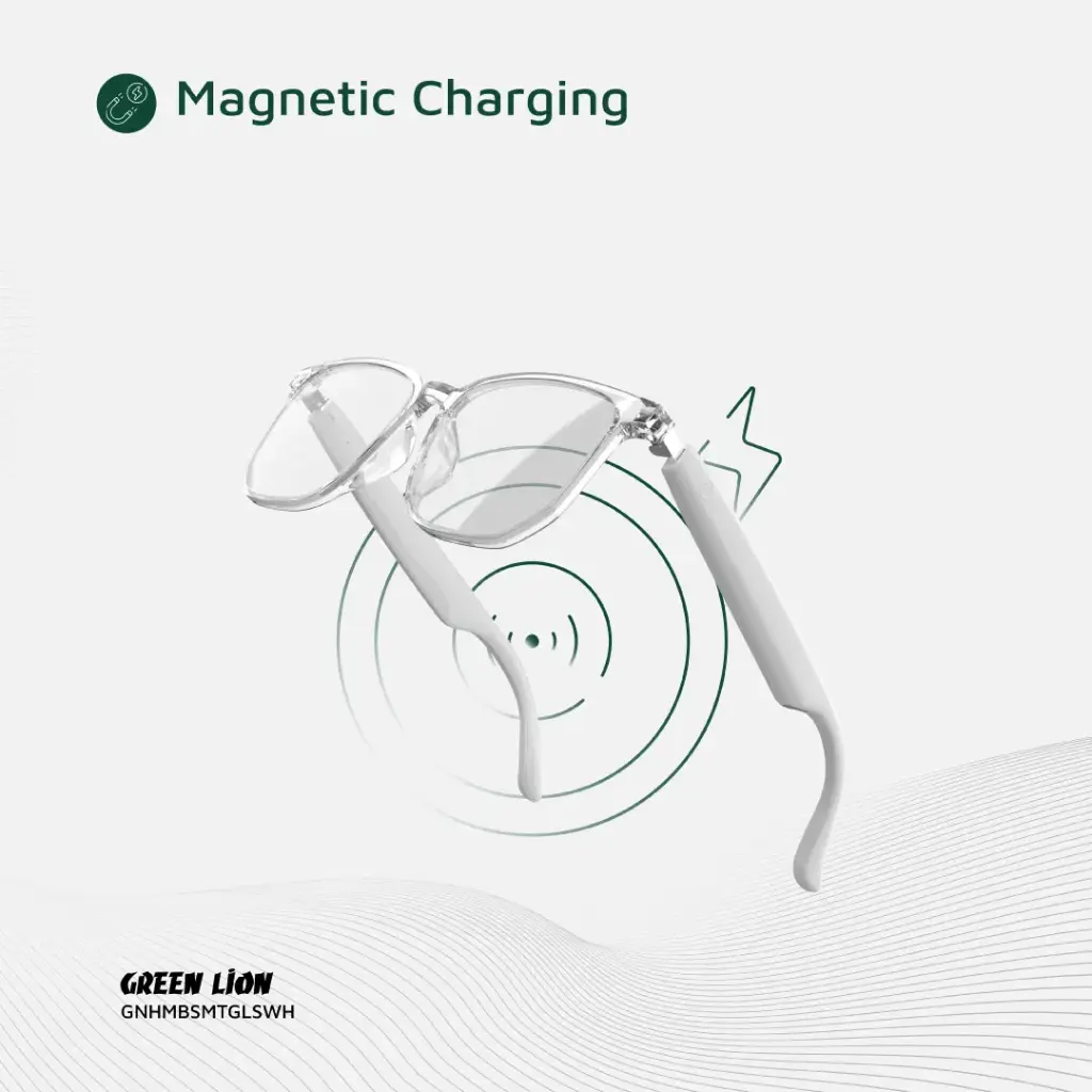 GREEN LION HAMBURG SMART GLASSES WHITE GNHMBSMTGLSWH thumbnail 8