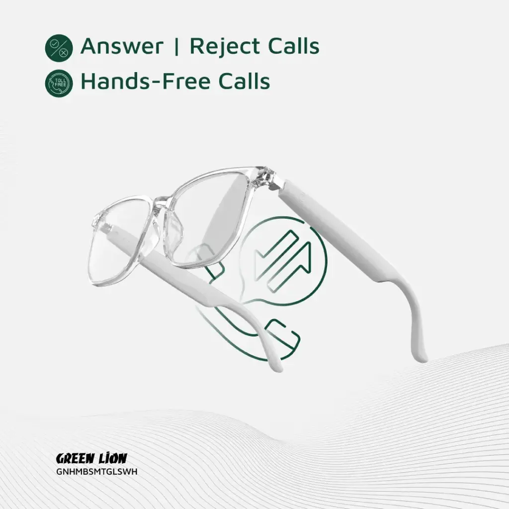 GREEN LION HAMBURG SMART GLASSES WHITE GNHMBSMTGLSWH thumbnail 5