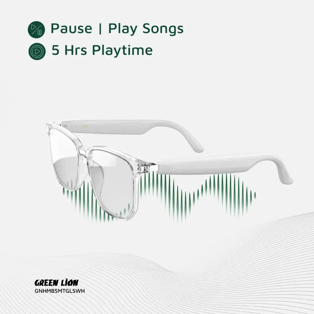 GREEN LION HAMBURG SMART GLASSES WHITE GNHMBSMTGLSWH thumbnail 4
