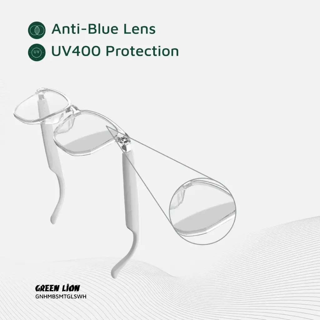 GREEN LION HAMBURG SMART GLASSES WHITE GNHMBSMTGLSWH thumbnail 3