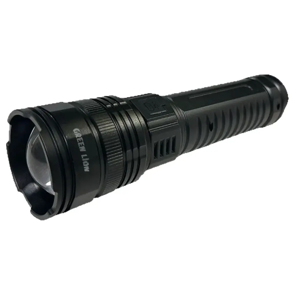 GREEN LION HYPER RAY LED TORCH 2000LM BLACK GNHR2000LMBK thumbnail 3