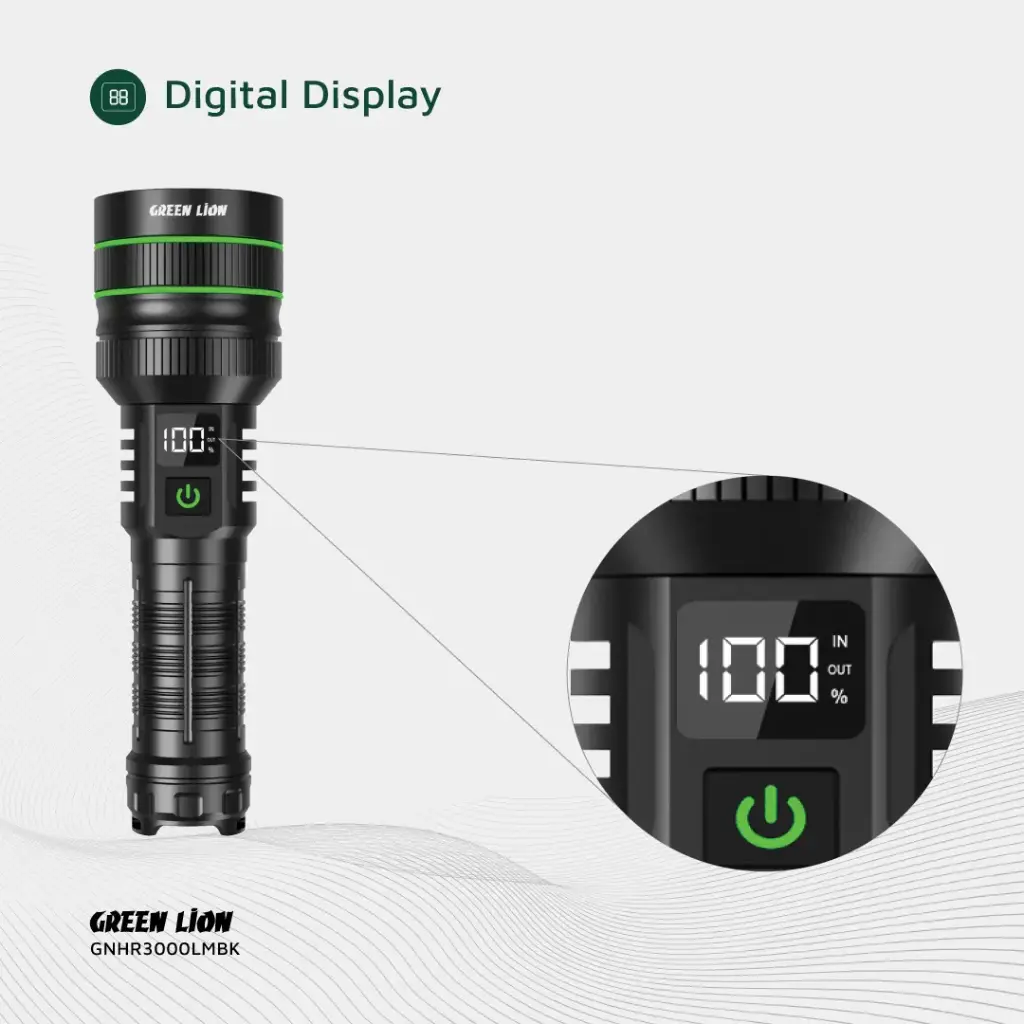 GREEN LION HYPER RAY PRO 3000LM BLACK GNHR3000LMBK thumbnail 8