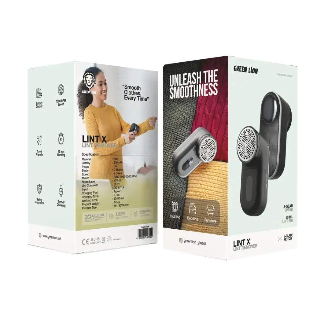 GREEN LION LINT X LINT REMOVER BLACK GNLINTXBK thumbnail 2