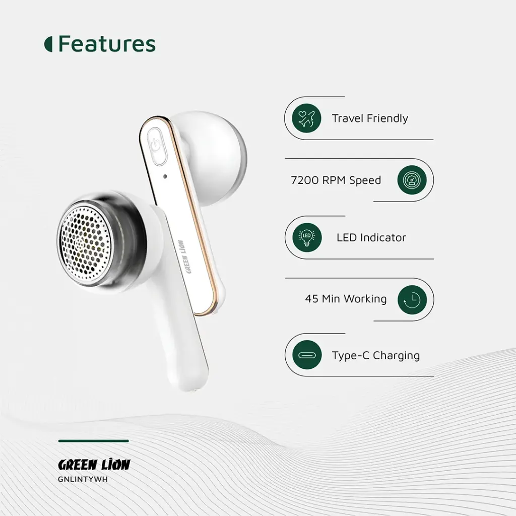 GREEN LION LINT Y LINT REMOVER WHITE GNLINTYWH thumbnail 2