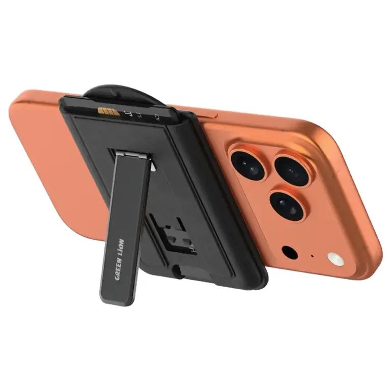 GREEN LION MAG WALLET KICKSTAND MAGSAFE CARD HOLDER ORANGE GNLMAGWLTHOG