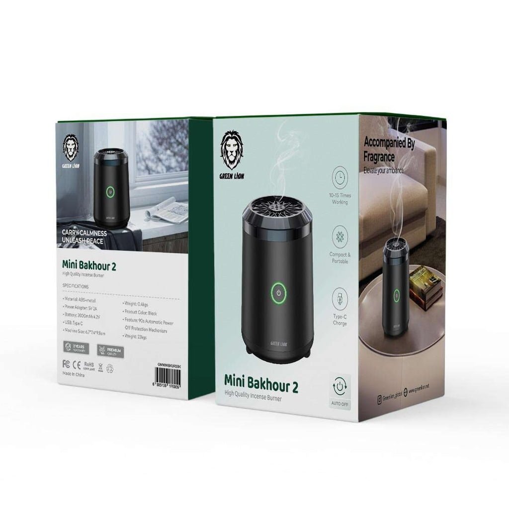 GREEN LION MINI BAKHOUR 2 INCENSE BURNER 2000MAH thumbnail 2