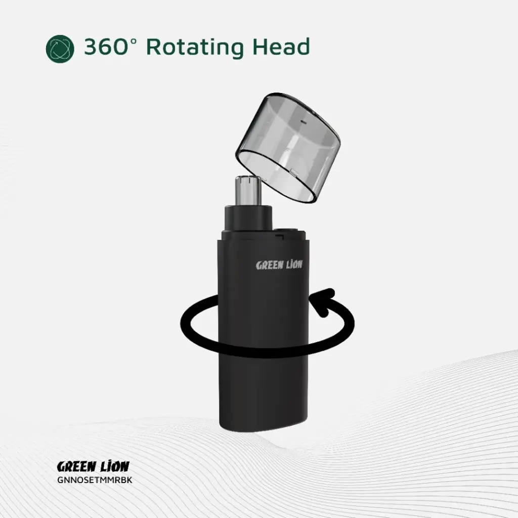 GREEN LION NOSE PRO NOSE AND EAR TRIMMER BLACK GNNOSETMMRBK thumbnail 4