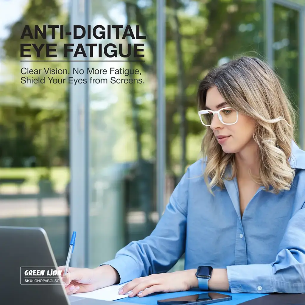 GREEN LION OPTIX ANTI-BLUE LIGHT EYEWEAR CLEAR GNOPABGLSCL thumbnail 3