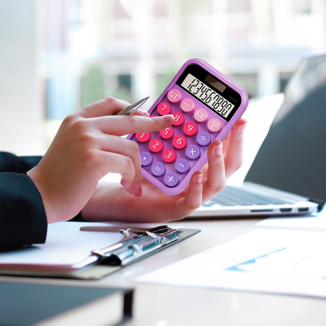GREEN LION POCKET CALCULATOR 10 DIGITS BLUE GNPOCAL10BL thumbnail 3