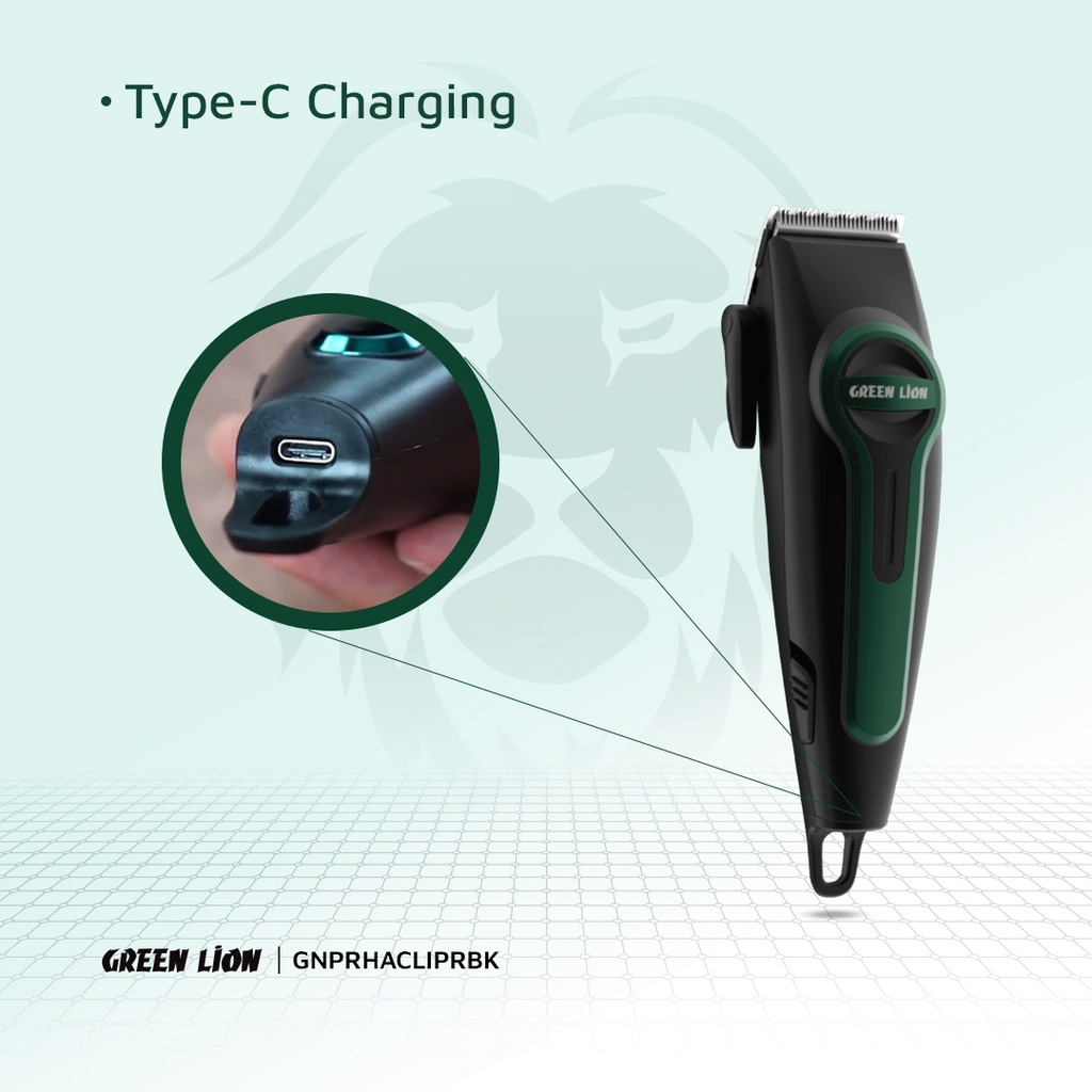 GREEN LION PROFESSIONAL HAIR CLIPPER BLACK GNPRHACLIPRBK thumbnail 5