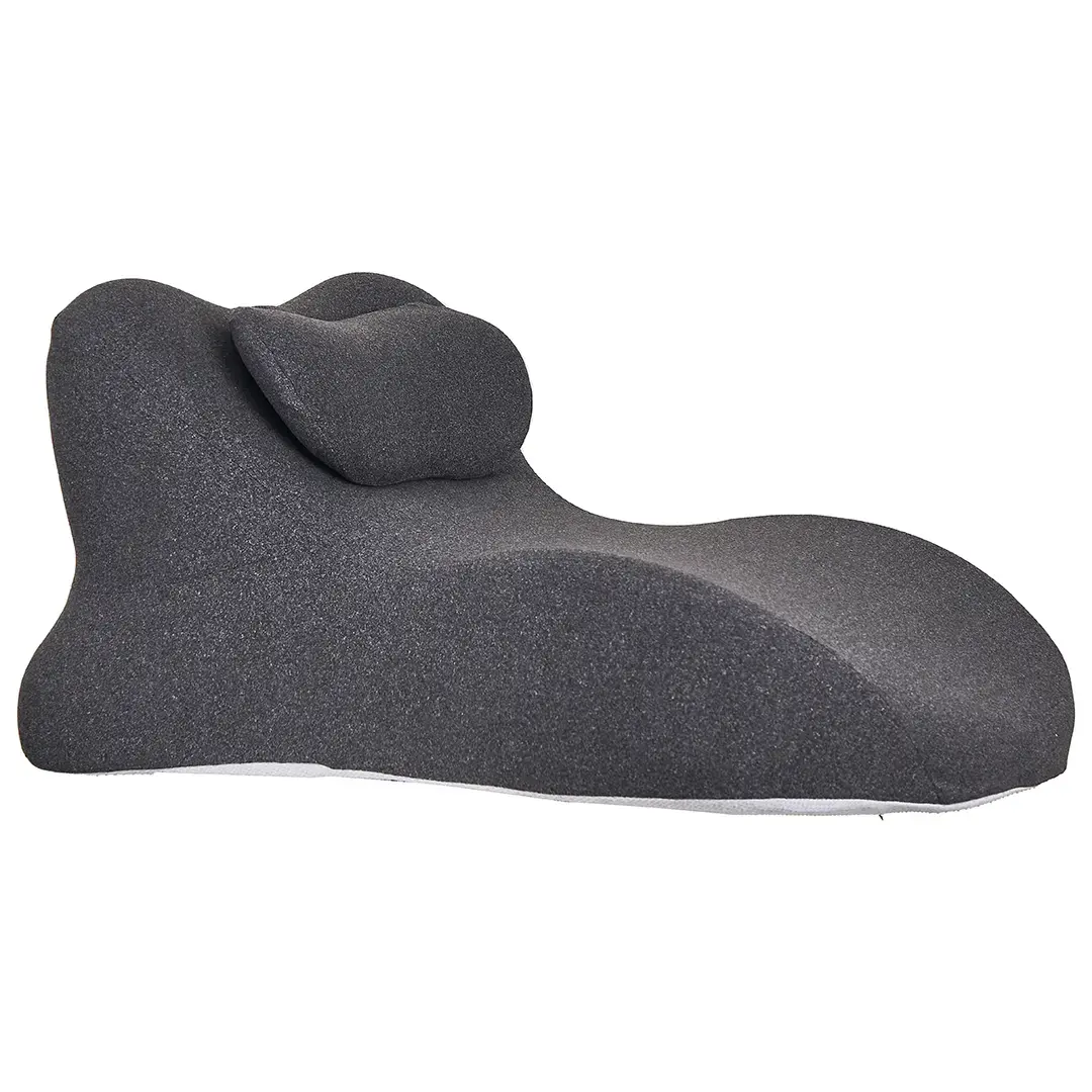 GREEN LION RELIEF WEDGE PILLOW 100% PE PREMIUM MEMORY FOAM BLACK GNRLFWDGPLWBK thumbnail 2