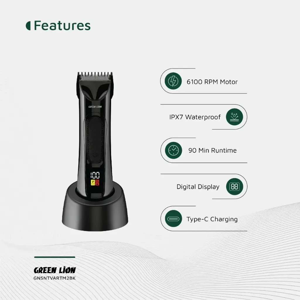 GREEN LION SENSITIVE AREA TRIMMER 2 BLACK GNSNTVARTM2BK thumbnail 3