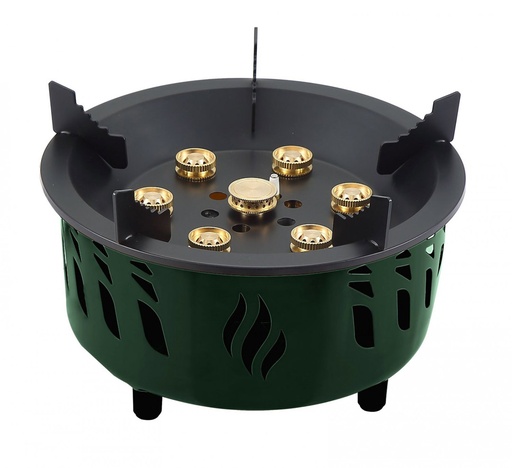 GREEN LION 7 IN 1 CAMPING COOKWARE BLACK GN7N1COOKBK