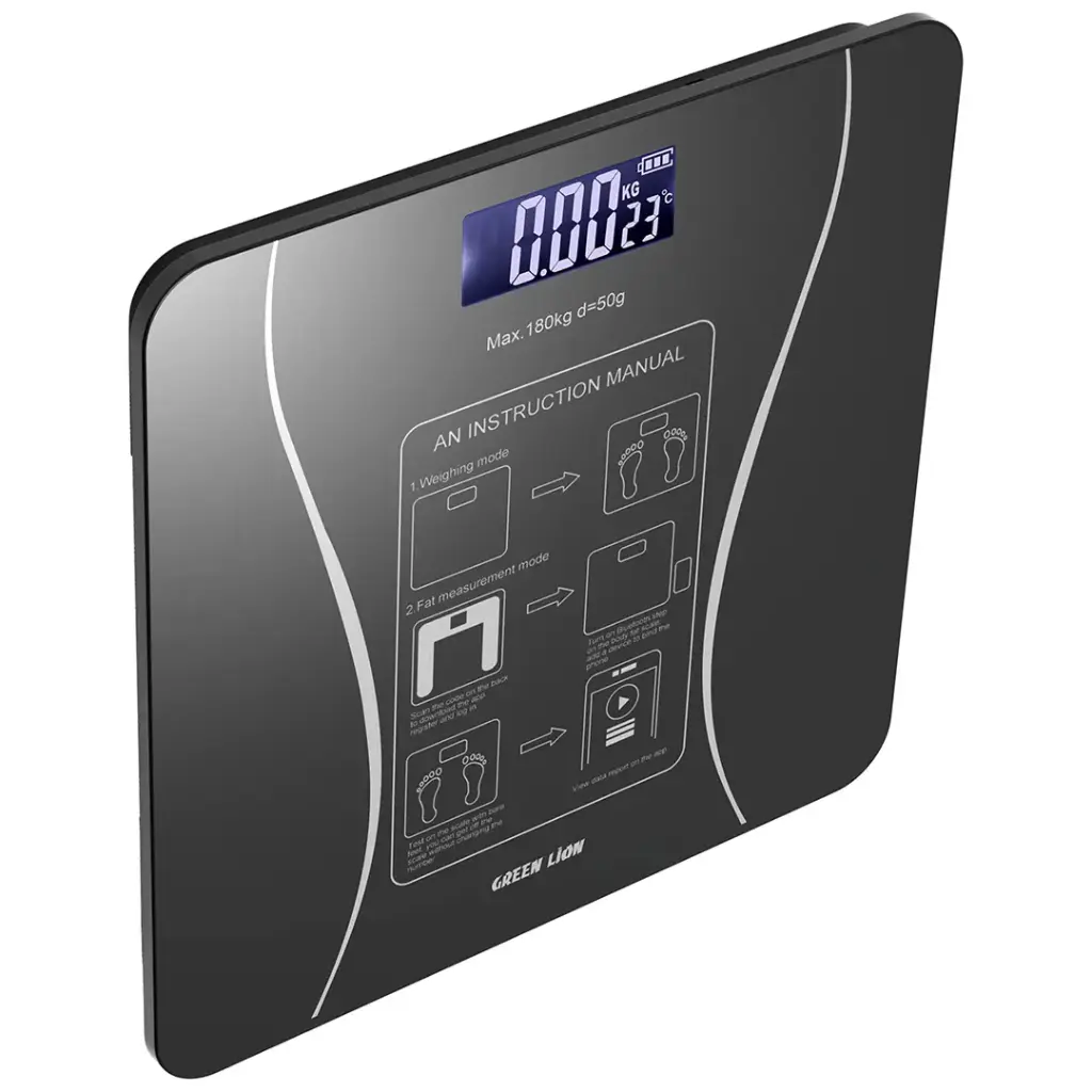 GREEN LION SMART BODY SCALE LITE BLACK GNSBSCLLTEBK thumbnail 2