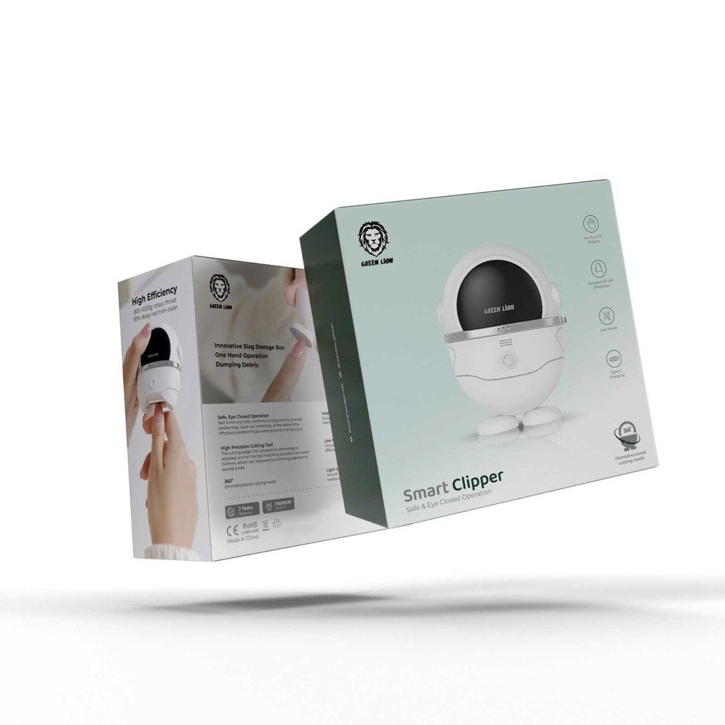 Green Lion Smart Electric Nail Clipper White GNSMTNCLPRWH thumbnail 3