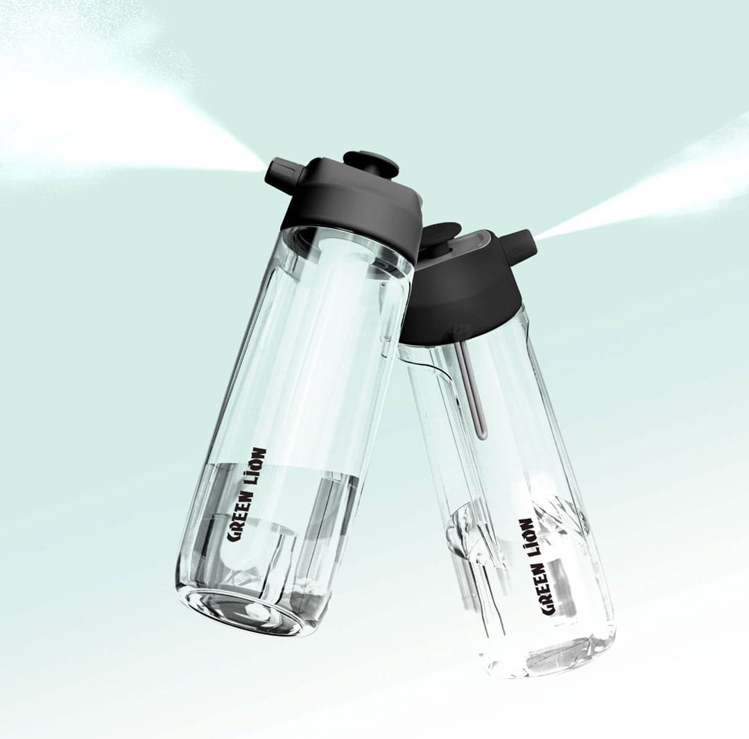 GREEN LION AQUA SPRAY WATER BOTTLE 700 ML BLACK GNSPYWTBTLBK thumbnail 4