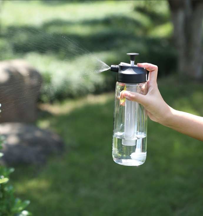 GREEN LION AQUA SPRAY WATER BOTTLE 700 ML BLACK GNSPYWTBTLBK thumbnail 3