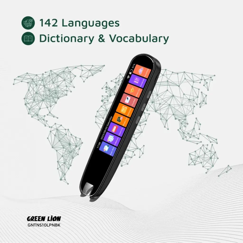 GREEN LION TRANSLATION PEN BLACK GNTNS10LPNBK thumbnail 5
