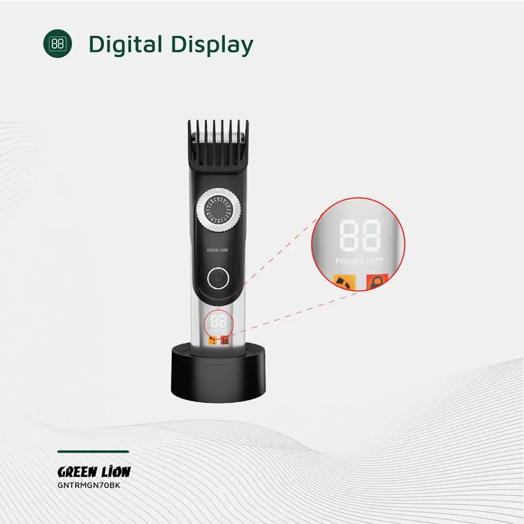 GREEN LION TRIM GEN 70 BODY HAIR TRIMMER BLACK GL-TM41 GNTRMGN70BK thumbnail 5