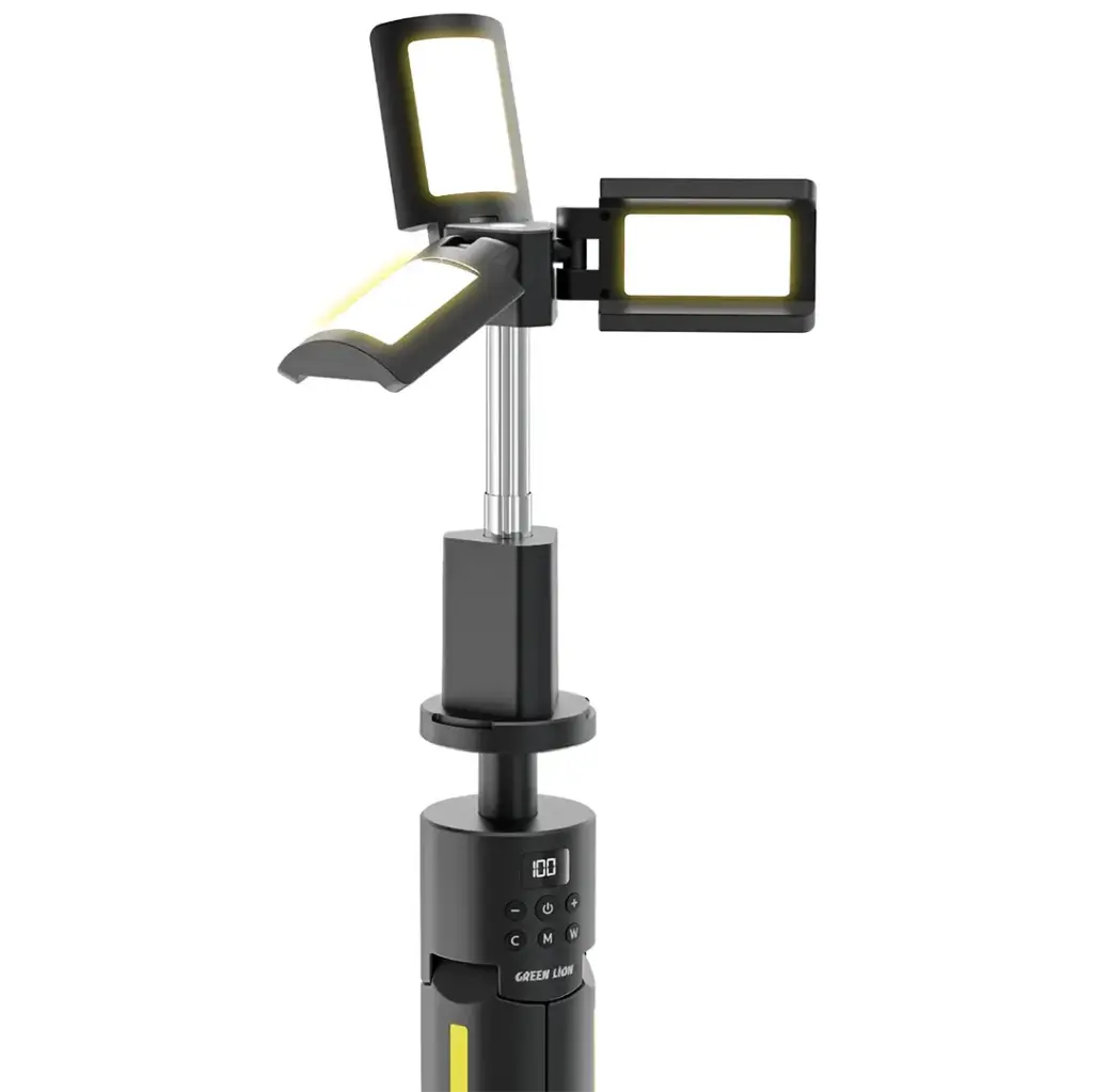 GREEN LION TRIO BEAM TRIPOD CAMPING LIGHT BLACK GNTBCL7CLBK thumbnail 2
