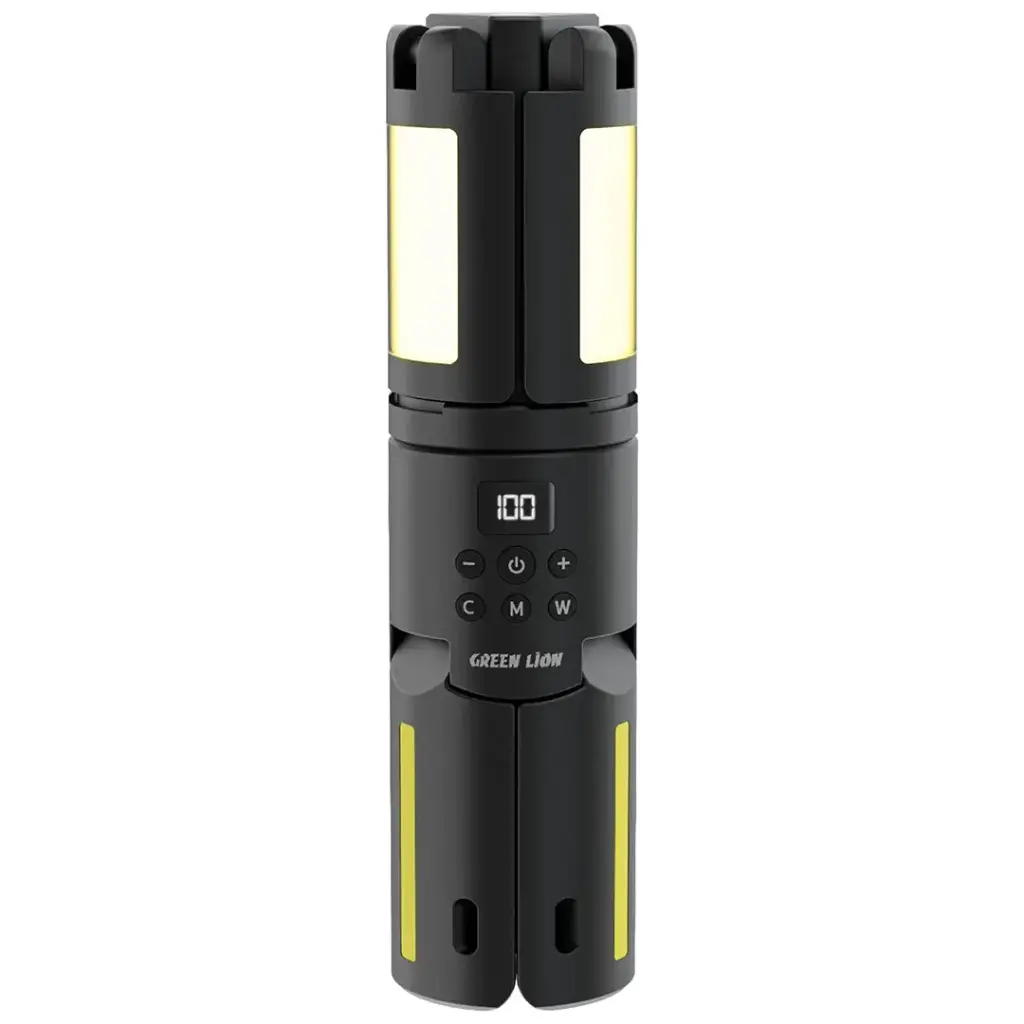GREEN LION TRIO BEAM TRIPOD CAMPING LIGHT BLACK GNTBCL7CLBK thumbnail 4