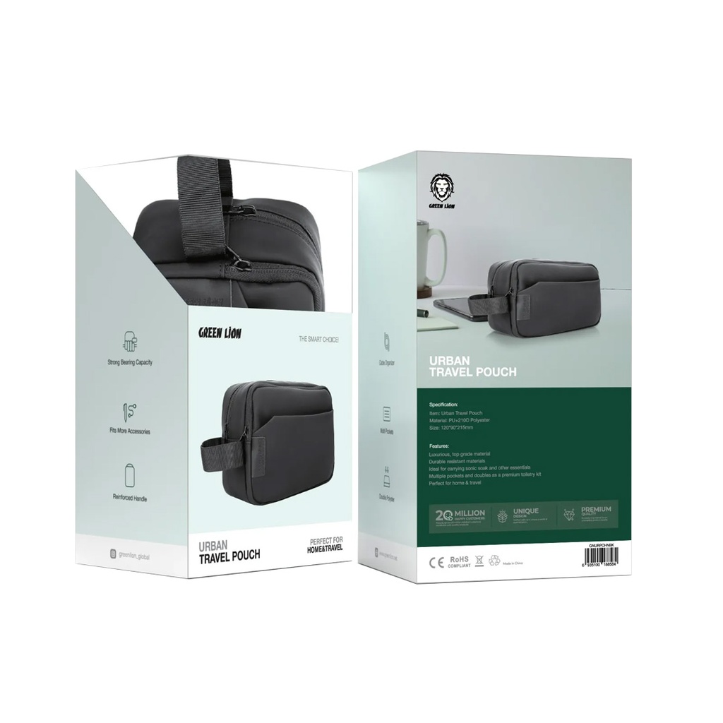 GREEN LION URBAN TRAVEL POUCH BLUE GNURPCHNBL thumbnail 2