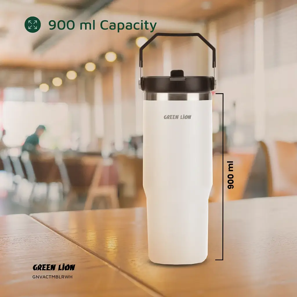 GREEN LION VACUUM TUMBLER 900ML WHITE GNVACTMBLRWH thumbnail 7