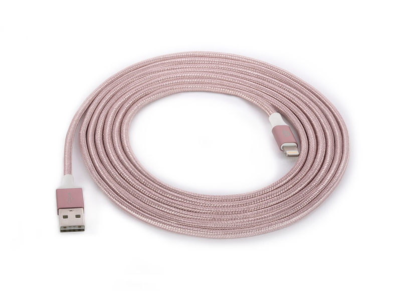 GRIFFIN USB TO LIGHTNING CABLE 10FT R GOLD GC43439 thumbnail 2