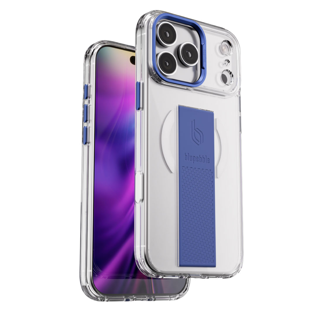 Blupebble GripFlex Case With MagSafe For iPhone 17 Pro Max Blue BP-IPGFLX17MAX-BL