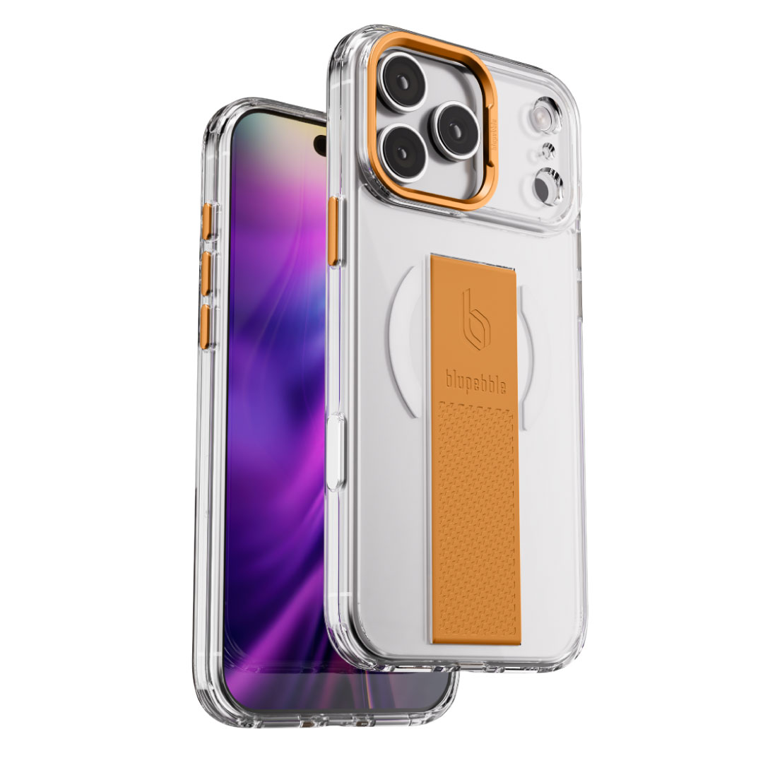 Blupebble GripFlex Case With MagSafe For iPhone 17 Pro Orange BP-IPGFLX17PRO-OR