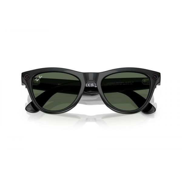 RAYBAN META SKYLER SUNGLASSES F SHINY BLACK L G15 GREEN RW4010 thumbnail 3