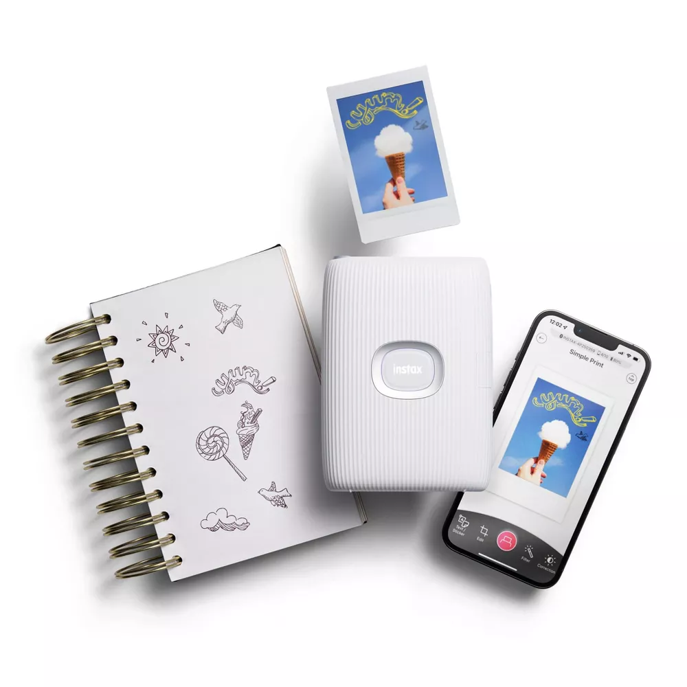 Fujifilm Instax Mini Link 2 Bundle Smartphone Printer - Instant Photo Printing with Accessories thumbnail 3