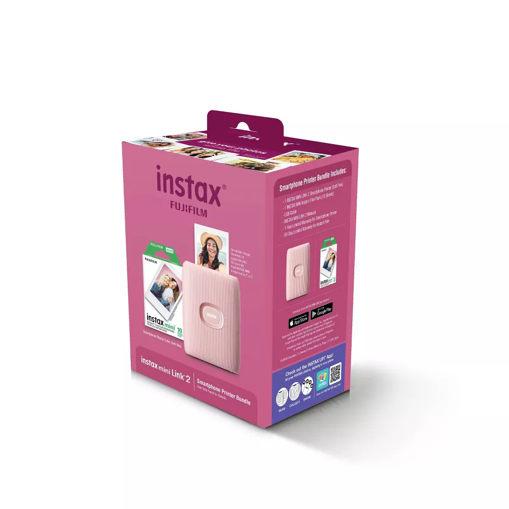 Fujifilm Instax Mini Link 2 Bundle Smartphone Printer - Instant Photo Printing with Accessories thumbnail 14