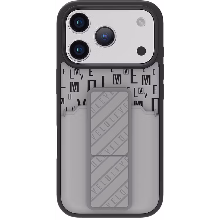 LEVELO MORPHIX IPHONE 17 PRO MAX GRIPSTAND CASE WITH CARD HOLDER CLOUD GREY LVLMRPMGCIP17PCGY thumbnail 12