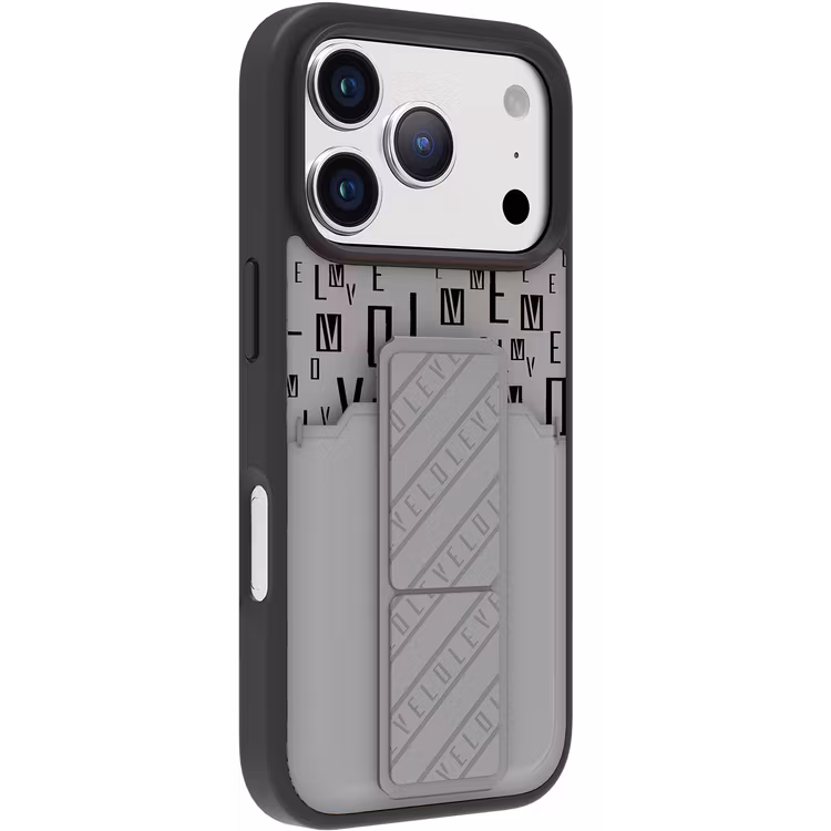 LEVELO MORPHIX IPHONE 17 PRO MAX GRIPSTAND CASE WITH CARD HOLDER CLOUD GREY LVLMRPMGCIP17PCGY thumbnail 2