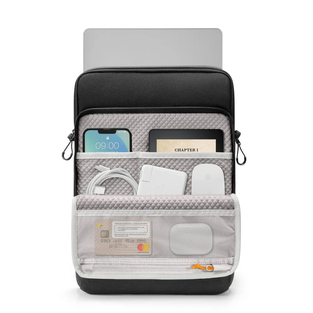 Tomtoc Defender Ace Laptop Shoulder Bag – Black | Durable, Secure Protection for Your Tech thumbnail 2