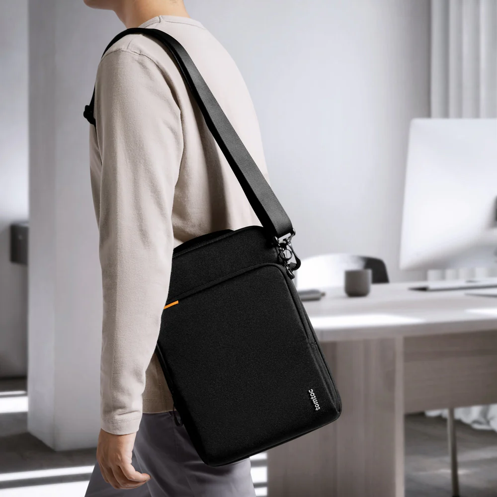 Tomtoc Defender Ace Laptop Shoulder Bag – Black | Durable, Secure Protection for Your Tech thumbnail 3