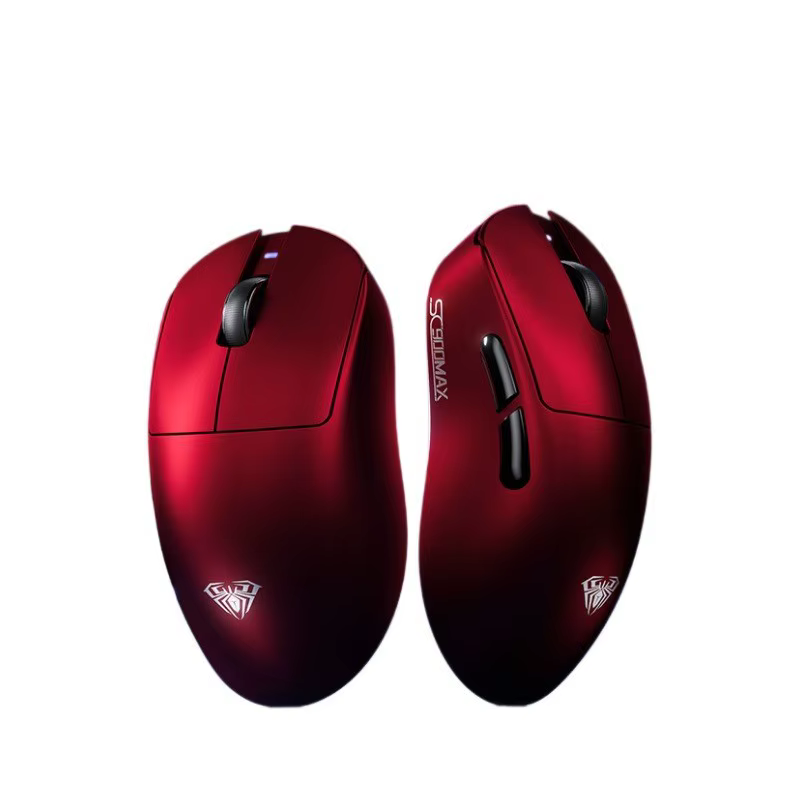 AULA ERGONOMIC TRI MODE WIRELESS GAMING MOUSE 30000 DPI WITH PAW3950 SENSOR SC900MAX RED