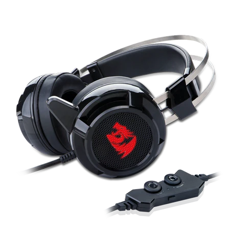 Redragon Siren 2 7.1 Channel Surround Stereo Gaming Headset (Black, H301USB-1) - Immersive Sound and Comfort thumbnail 5