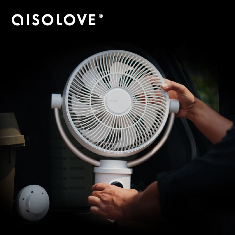 AISOLOVE PORTABLE REMOTE CONRTROL FAN WITH TRIPOD STAND thumbnail 3